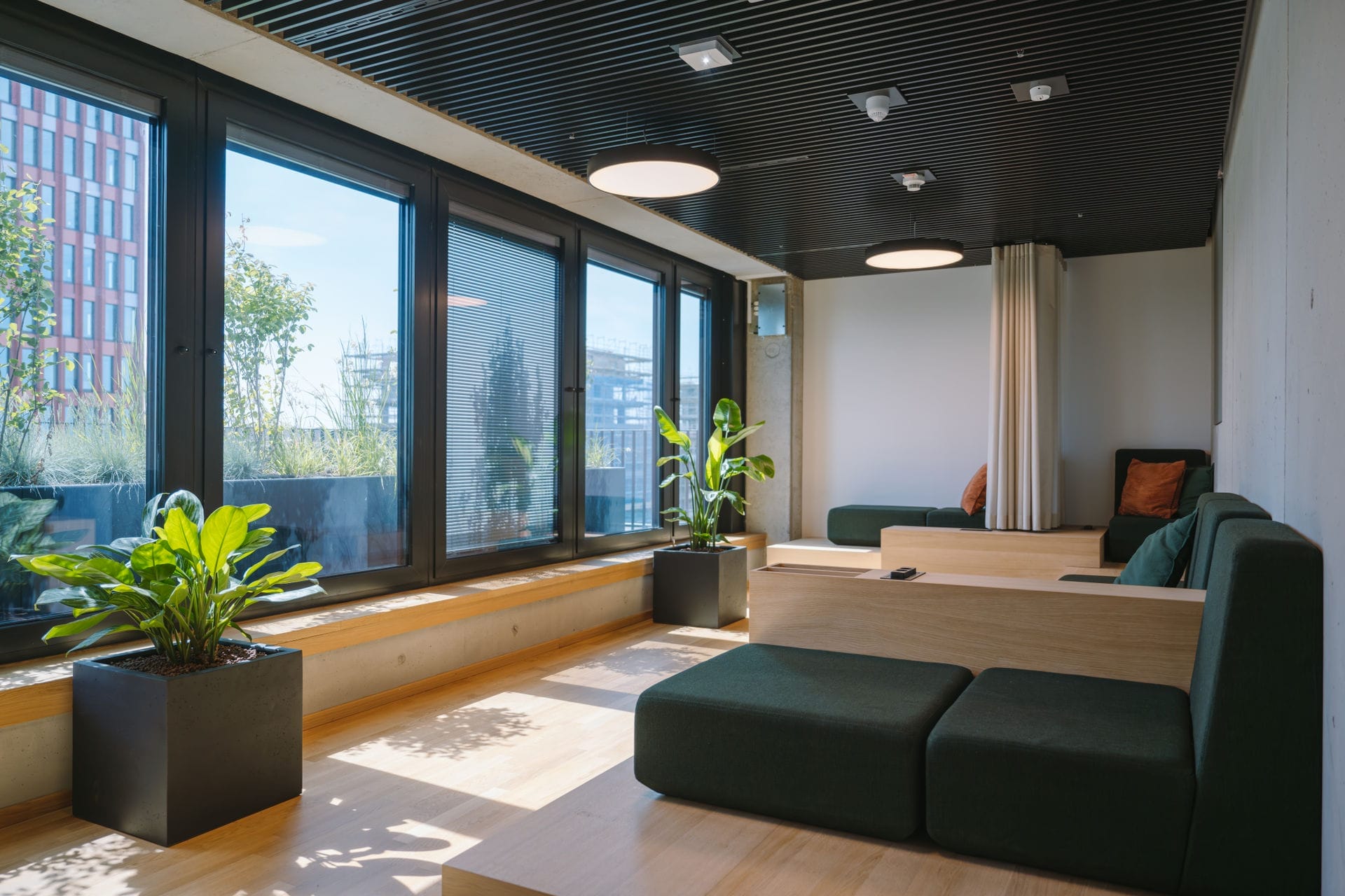 Silent room: a quiet space for meditation, relaxation, baby feeding, praying or just a moment alone