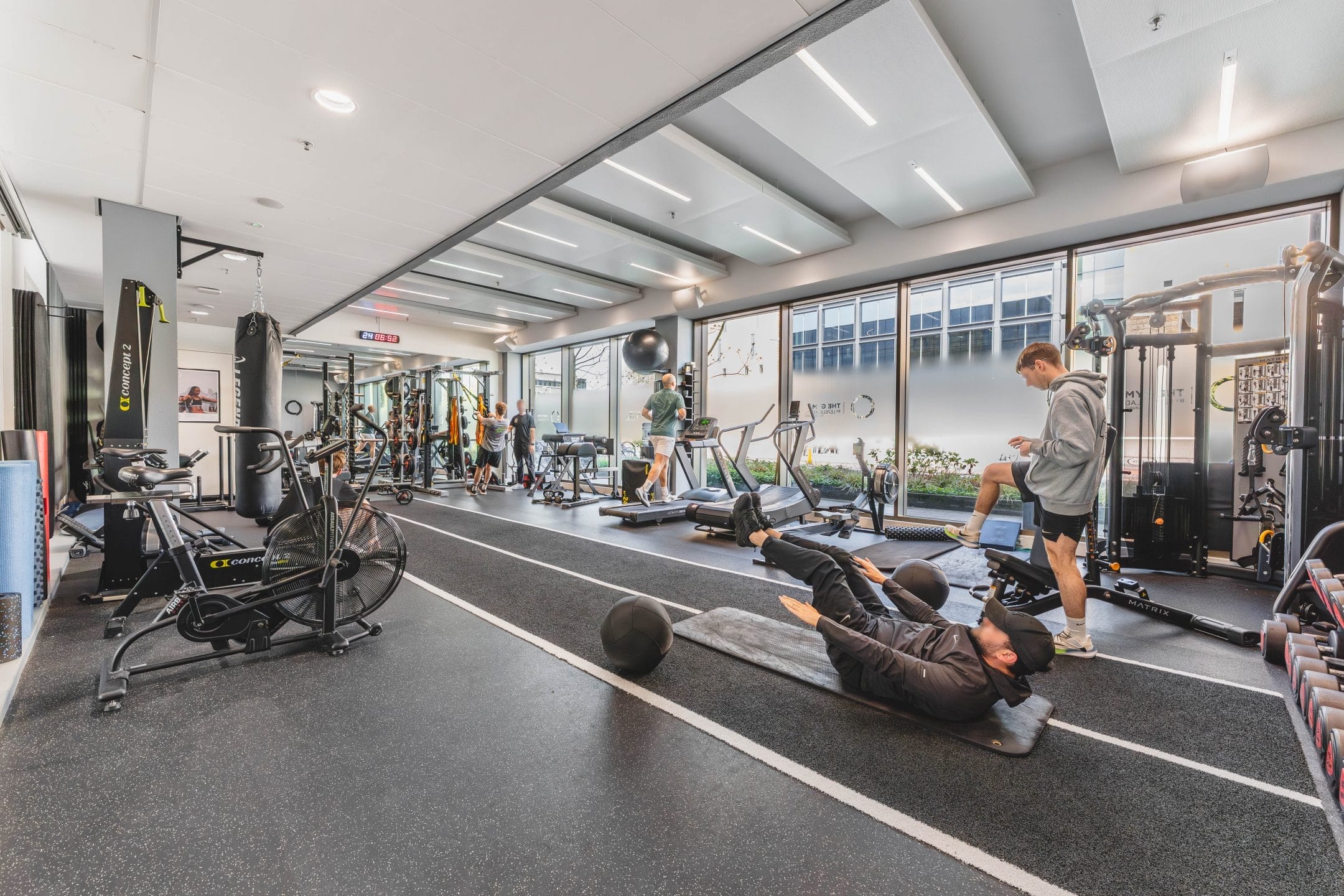Gym fitness and yoga tools in a clean and spacious gym available for all our members as a benefit